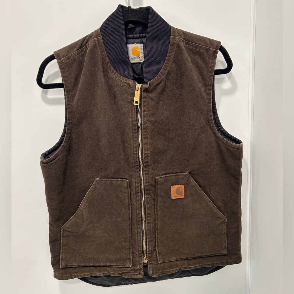 Vintage Dark Brown Carhartt Vest